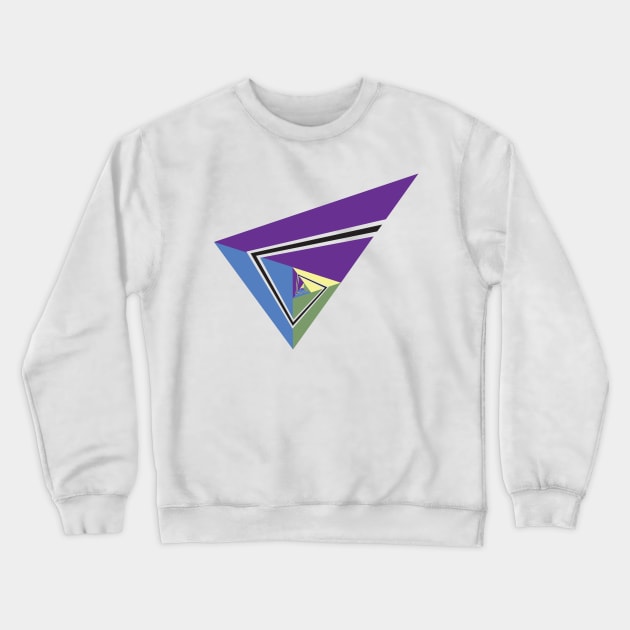 Golden Triangle 1-4 Crewneck Sweatshirt by cactusjoe